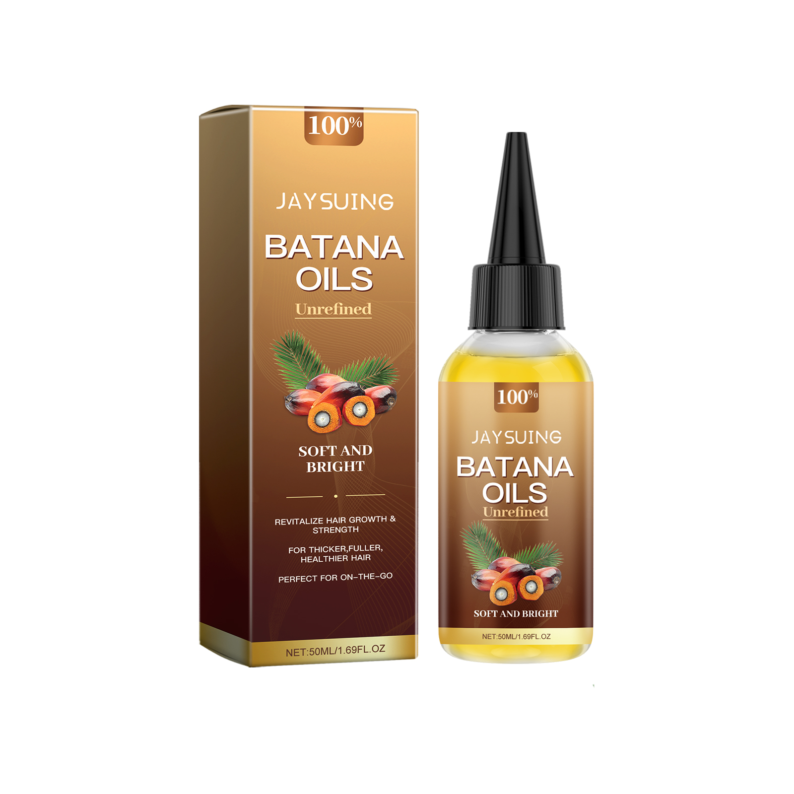 Jaysuing Batana Soft Light Essential Oil, Nourishing And Moisturizing Hair, Hydrating Hair Care And