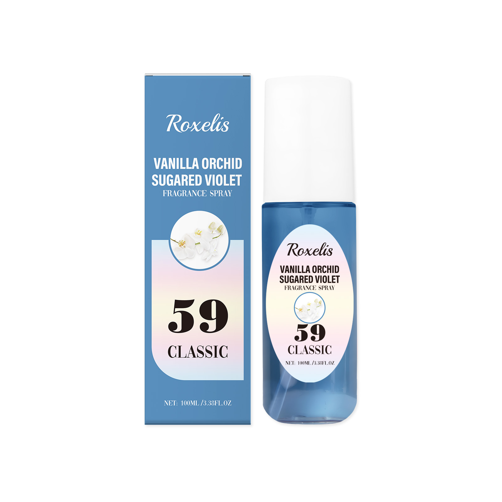 Roxelis Light Fragrant Orchid Body Fragrance Natural Fragrant Light Orchid Body Fragrance Fresh And