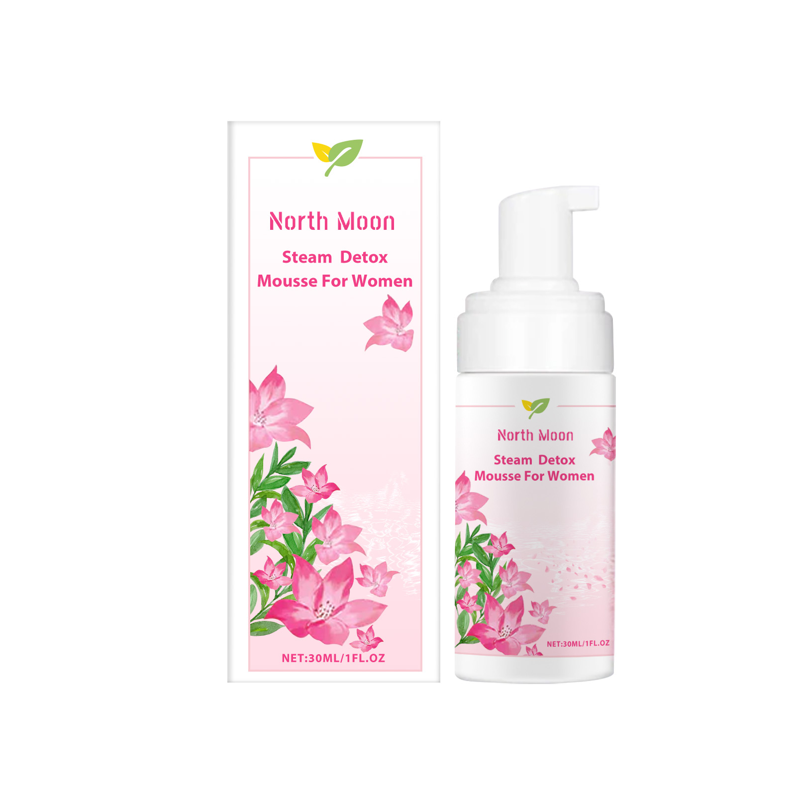 North Moon Body Cleansing Mousse Ladies Balance Moisturizing Comfort Skin Gently Cleansing Body