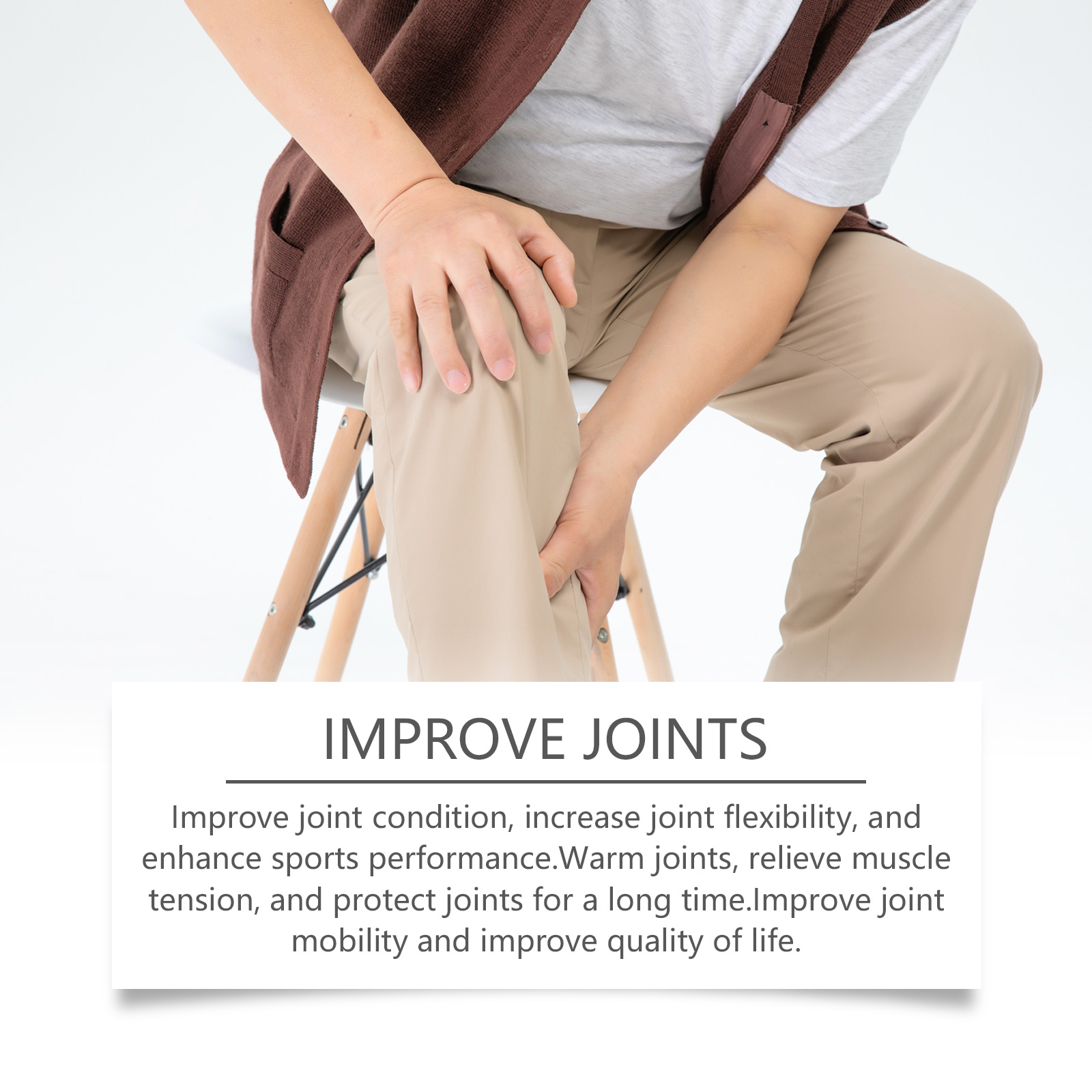 Compact cream package kept ready for knee care