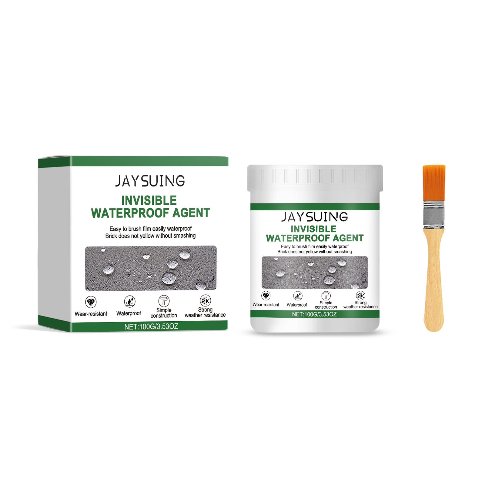 Jaysuing Transparent Waterproof And Leak-Proof Agent (100g), Home Floor Tile And Wall Waterproof And