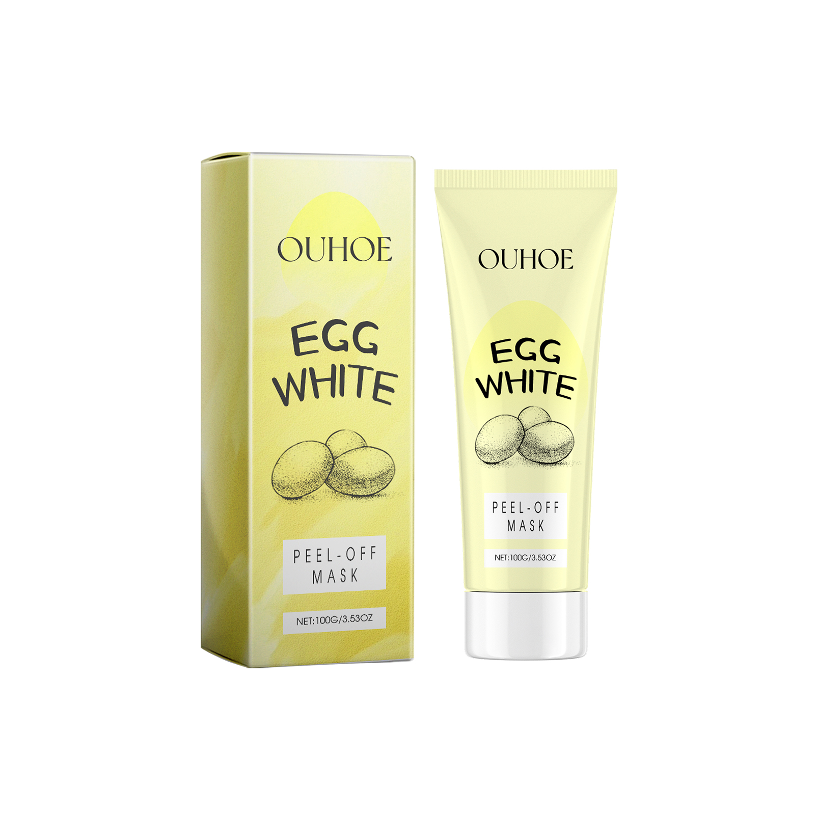 OUHOE Exfoliating Peel Mask Facial Cleansing Blackhead Gentl