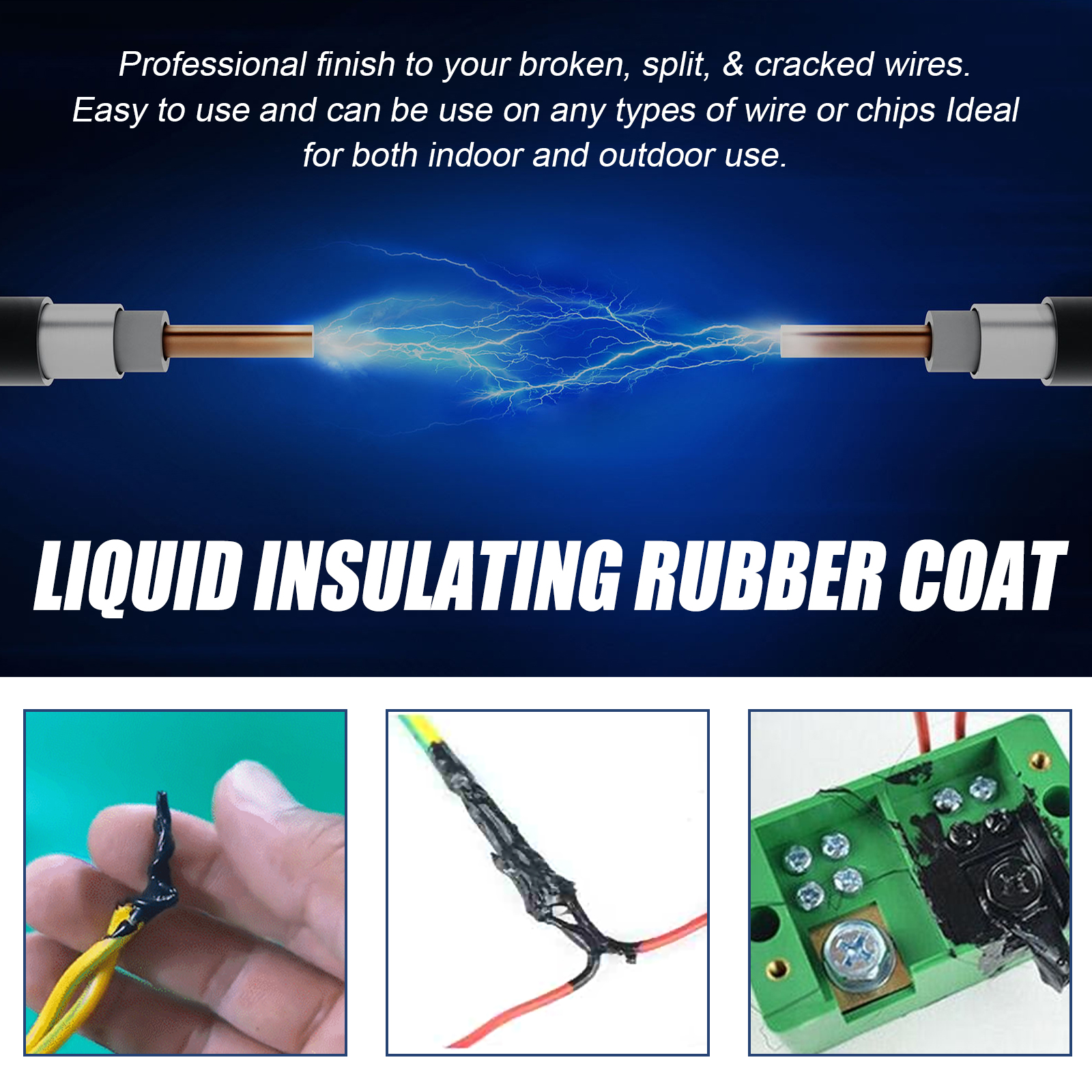 Circuit board and irregular wire repairs coated black