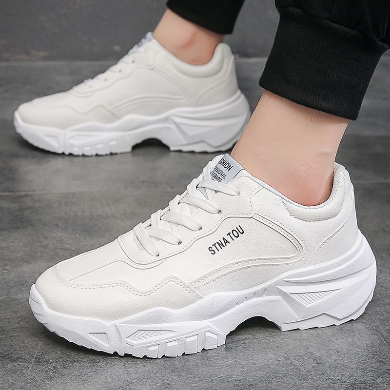 Men's Shoes Fashionable Casual Breathable Height-Enhancing Running Sports Dad Shoes image 5