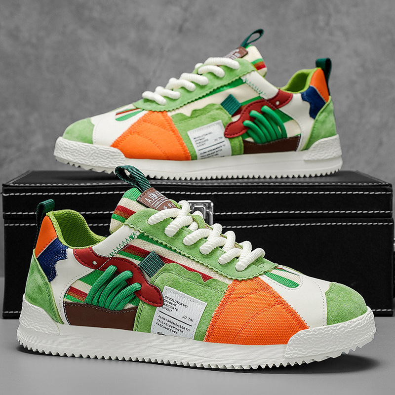 Thin Multi-Dopamine Agan Shoes Men's Mesh Breathable Versatile Casual Sports Sneakers image 4