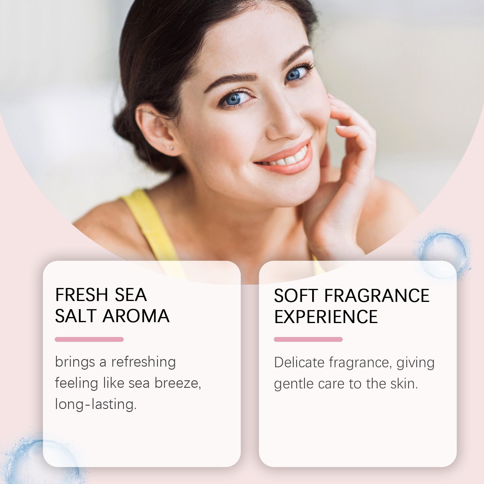 Sea salt body spray with ocean-air fragrance details