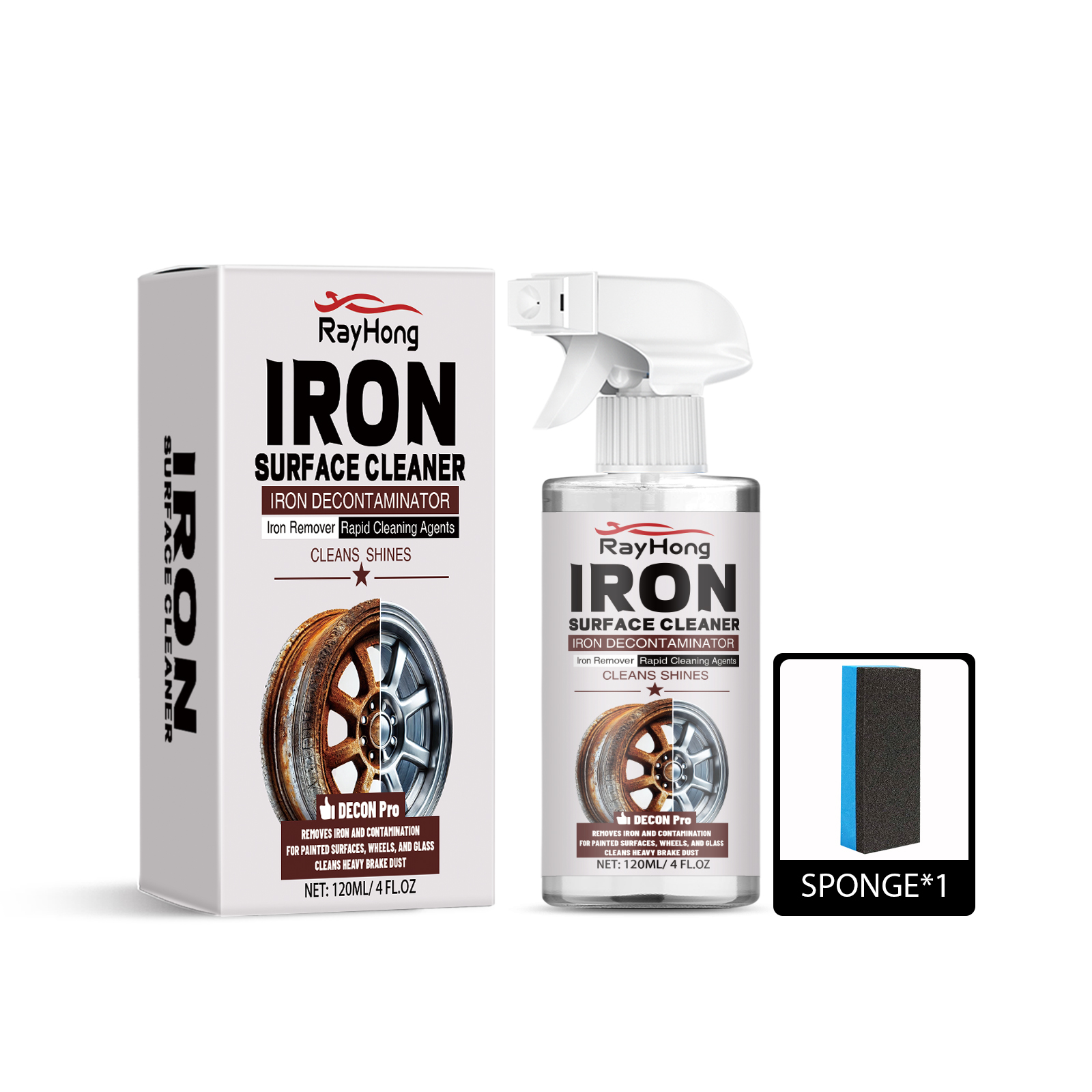 Rayhong Automobile Wheel Rust Remover Automobile Tire Rim Cl