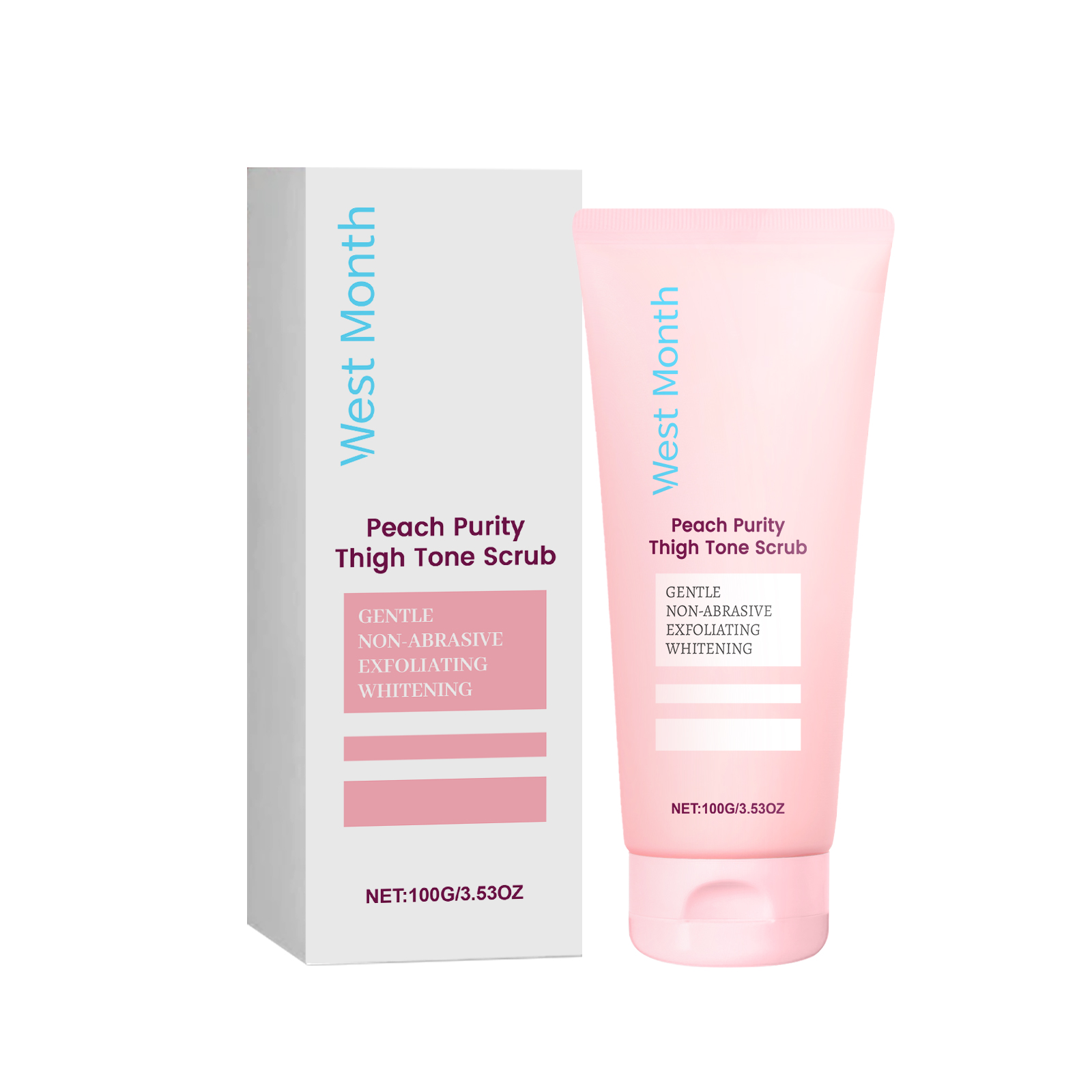 West&Month Body Care Scrub, Repair Arm Body Skin Brightening