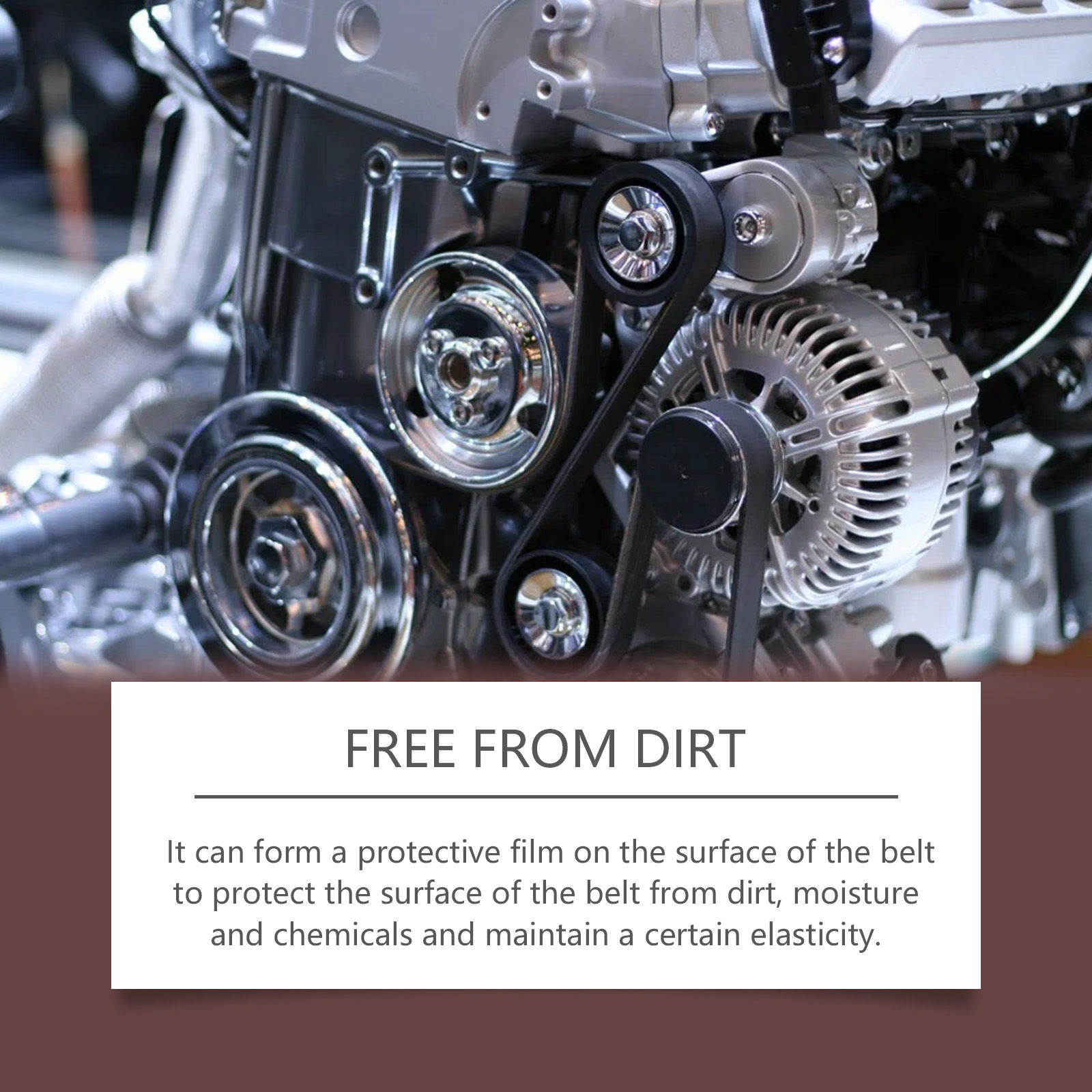 Belt pulley assembly with dirt protection claim