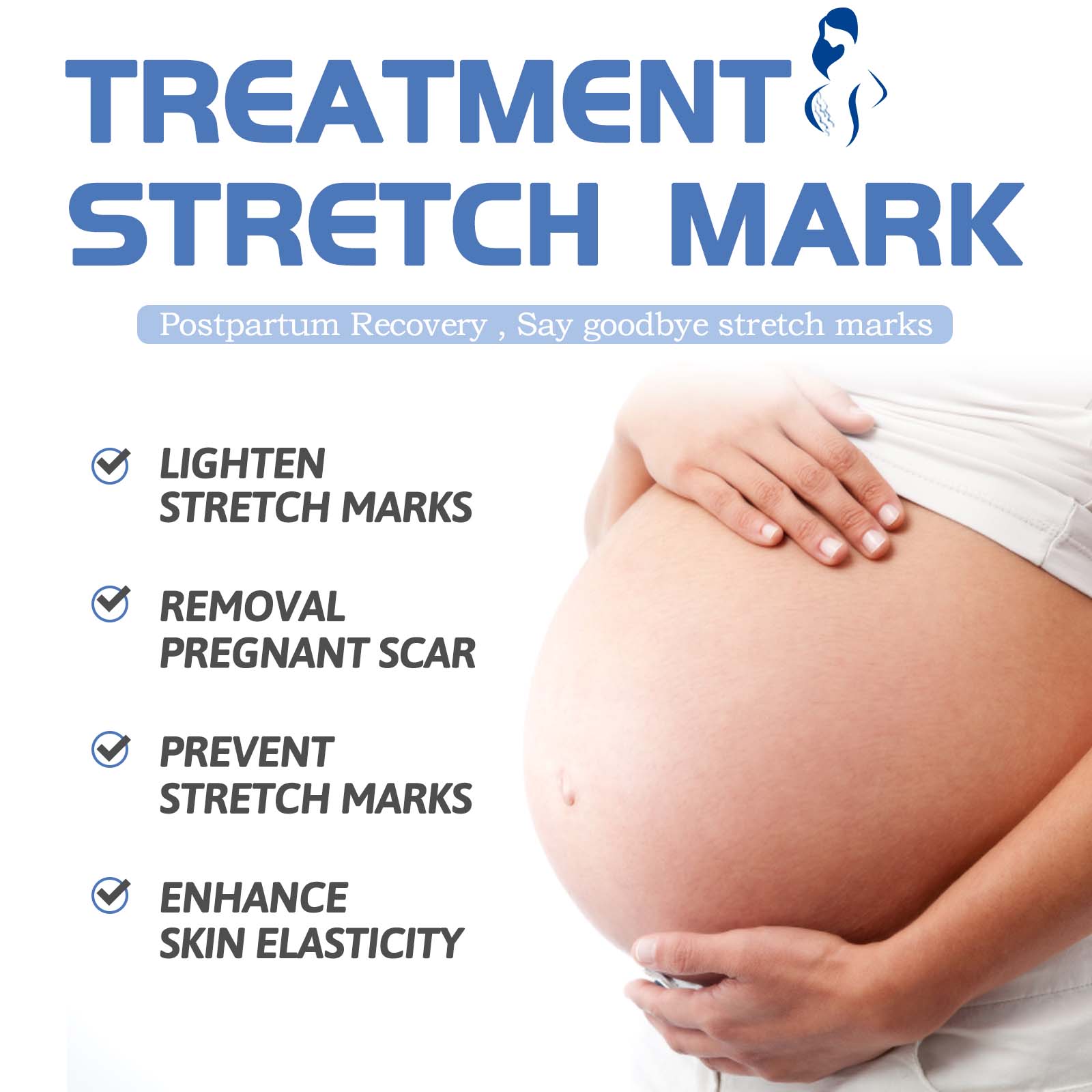 Pregnancy cream carton with gentle formula claims