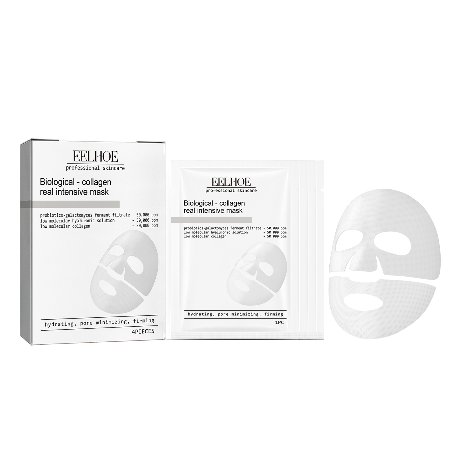 EELHOE Firming Collagen Mask (Box Set) Moisturizing, Hydrating And Firming Three-In-One Mask