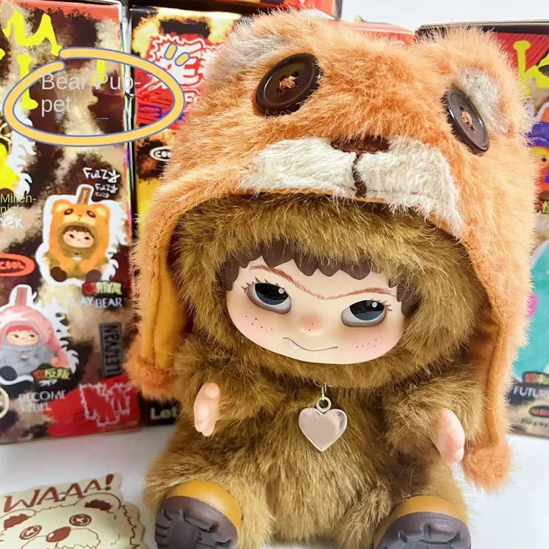 WAKUKU Maomao Trendy Party Series Blind Box Wokuku Handheld Plush Doll