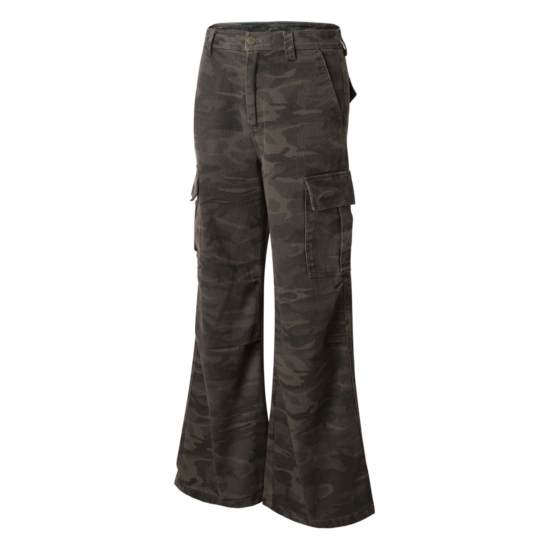 Camouflage pants detail