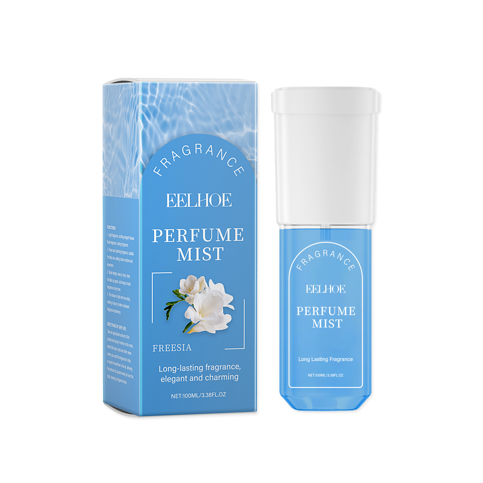 EELHOE Freesia Body Perfume Spray, Light Fragrance Soft Fragrance With Natural Fresh And Not Greasy