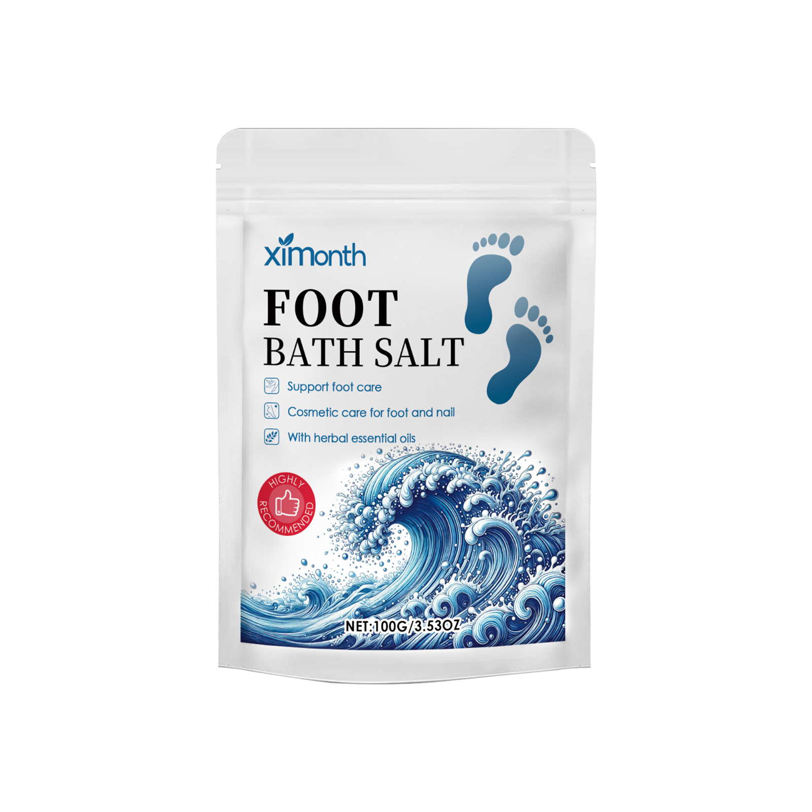 Ximonth Body Foot Care Foot Bath Salts Moisturize Body Skin Firming Skin Care Soak Feet