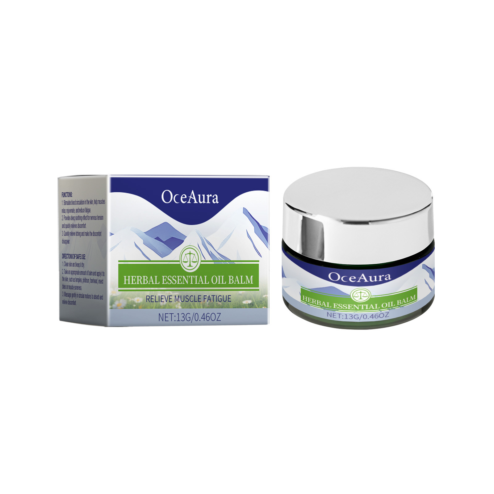 Oceaura Herbal Balm Moisturizes And Moisturizes Body Skin Wi