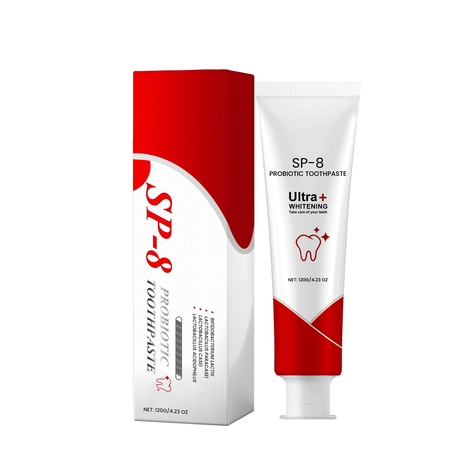 AMZ Probiotic Brightening Toothpaste, Gentle Cleaning, Daily