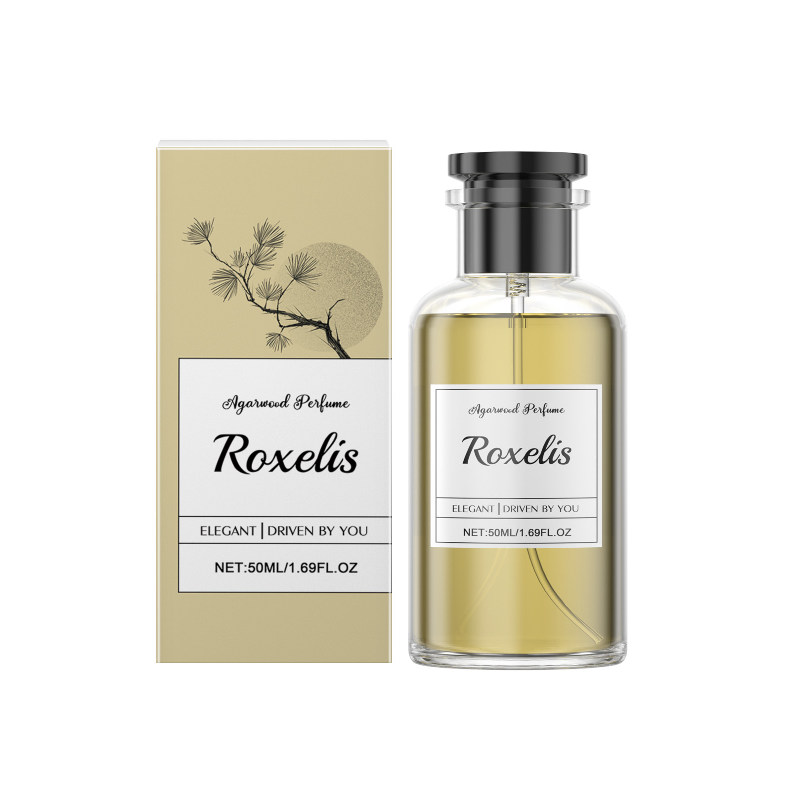 Roxelis Aloes Cedar Wood Perfume Daily Portable Lasting Frag