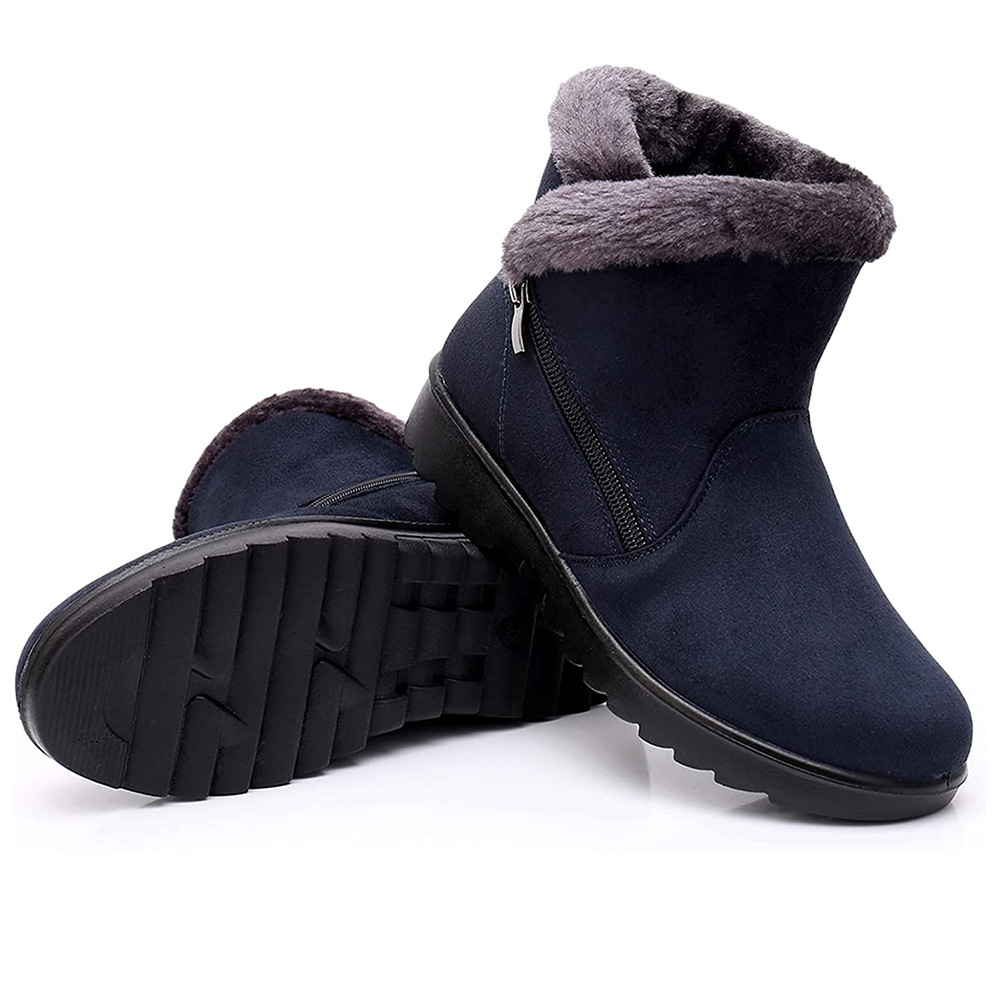 Women's warm cloth shoes, elderly snow boots image 9