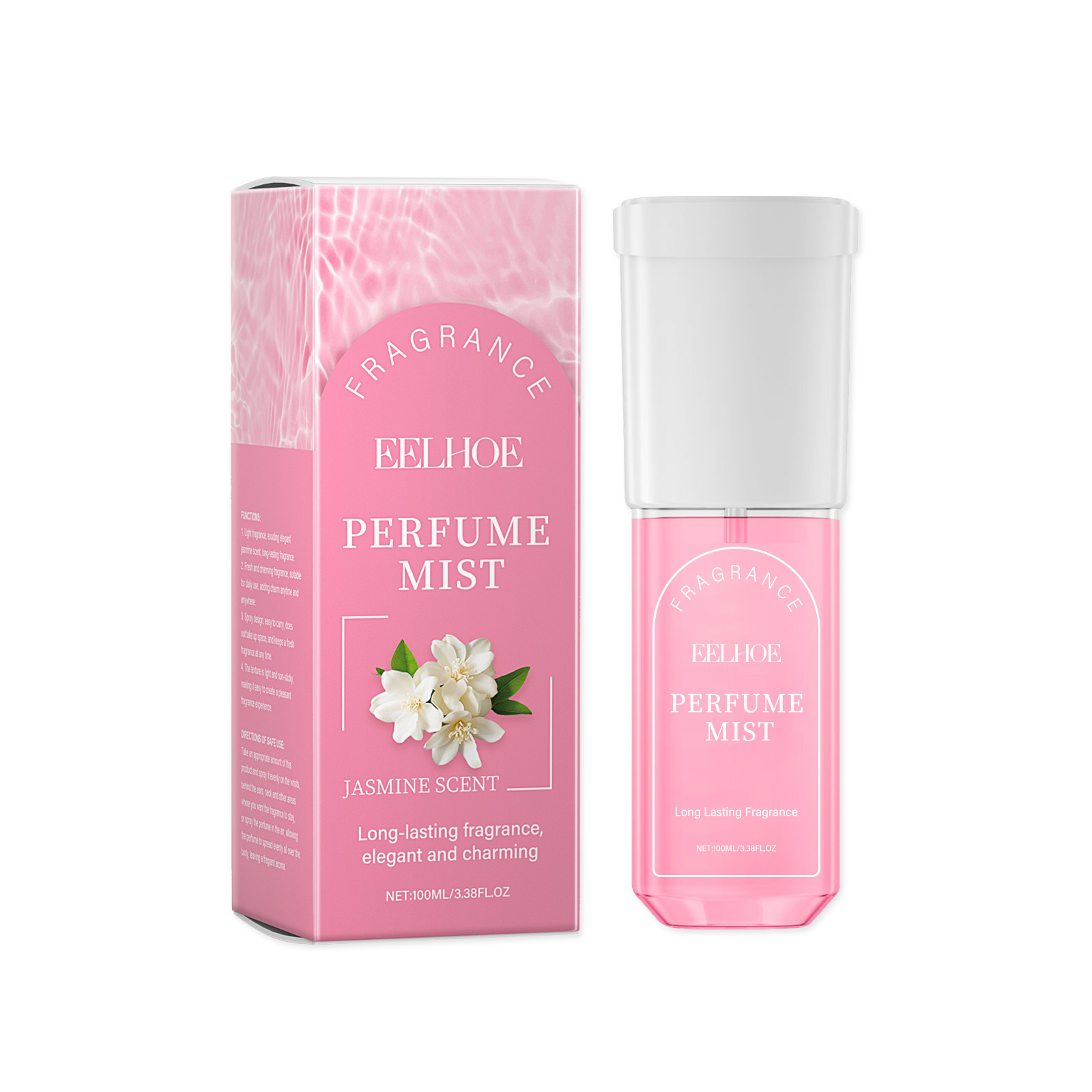 EELHOE Brazilian Jasmine Body Perfume Spray, Light Fragrance Soft Fragrance With Natural Fresh And
