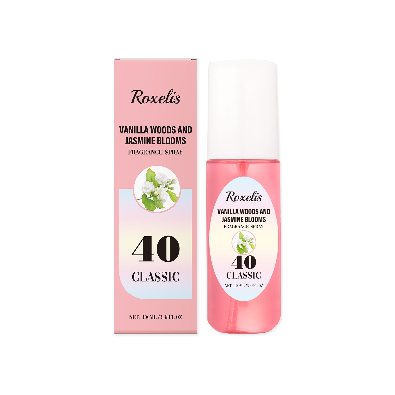 Roxelis Light Jasmine Body Fragrance Fresh And Delicate Light Jasmine Grass Body Fragrance Elegant