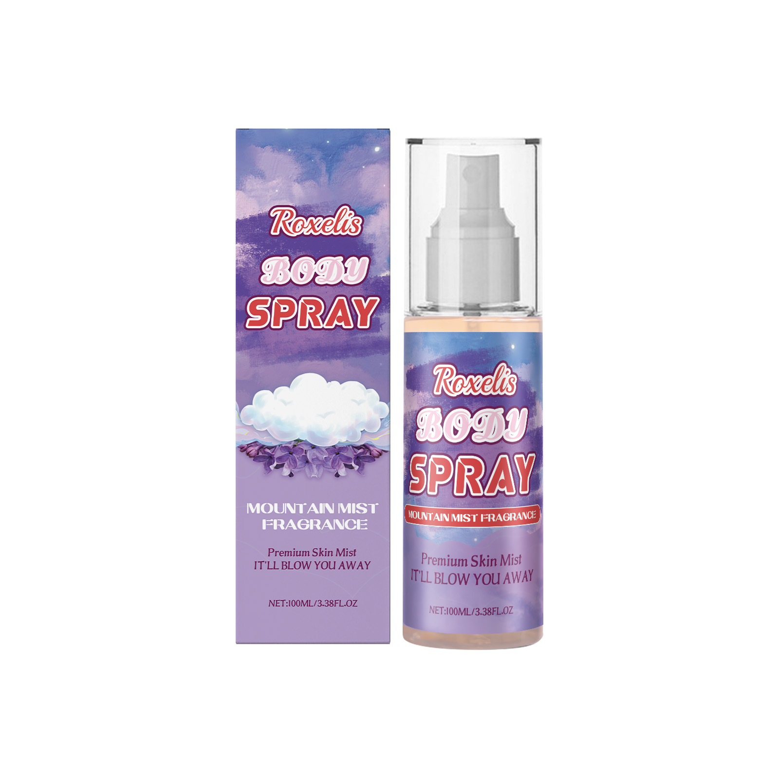 Roxelis Mountain Mist Atmosphere Perfume Spray Niche Fresh F