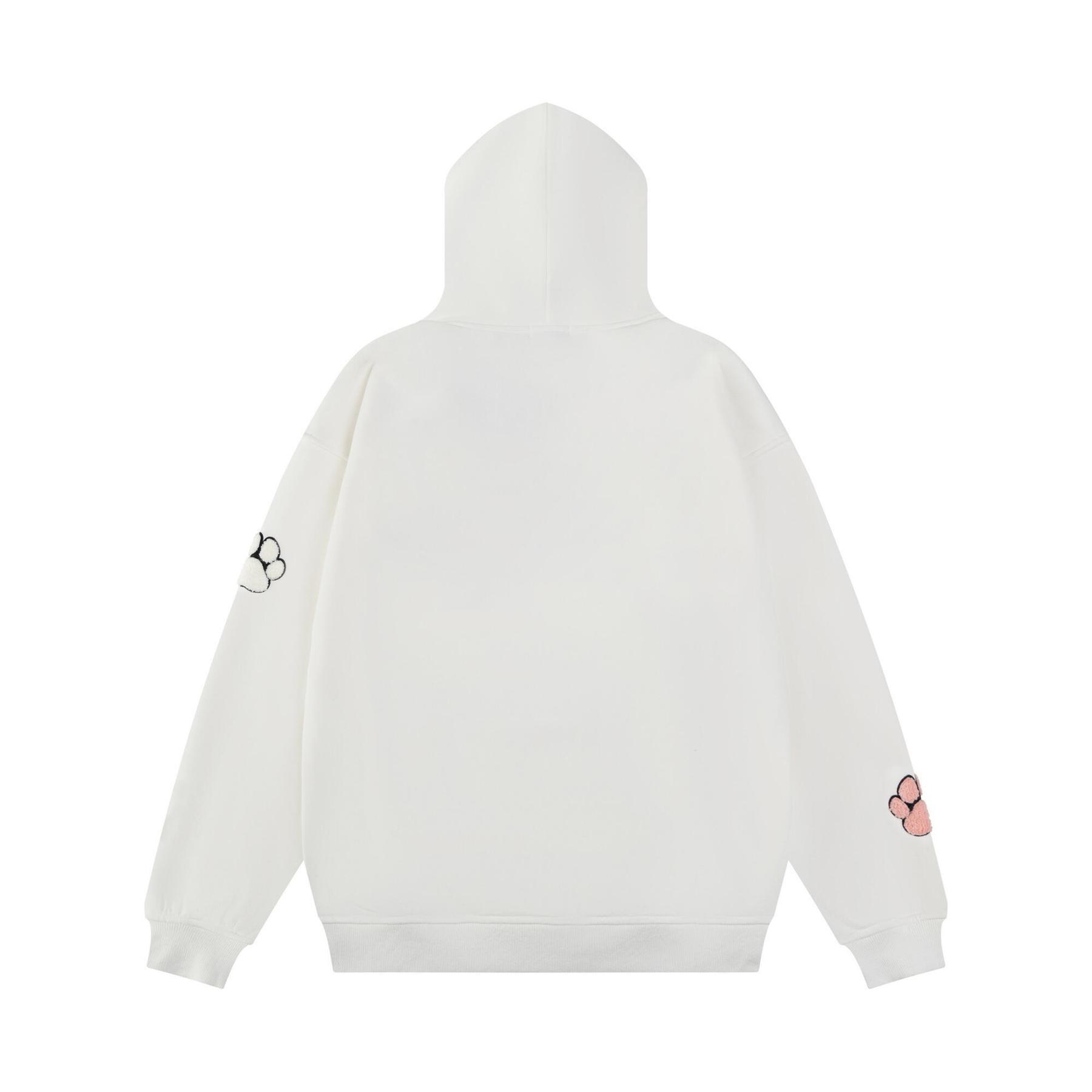 Crew neck sweatshirt side profile relaxed fit