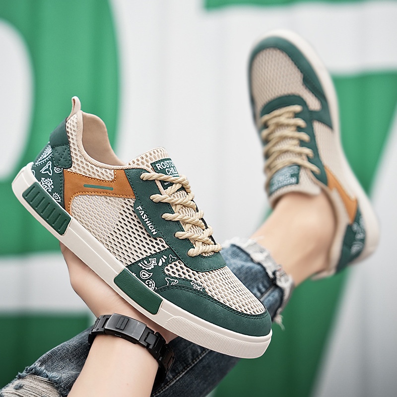 Hollow Sneakers Men Comfortable Mesh Shoes Lightweight Trendy Versatile Casual Shoes image 3