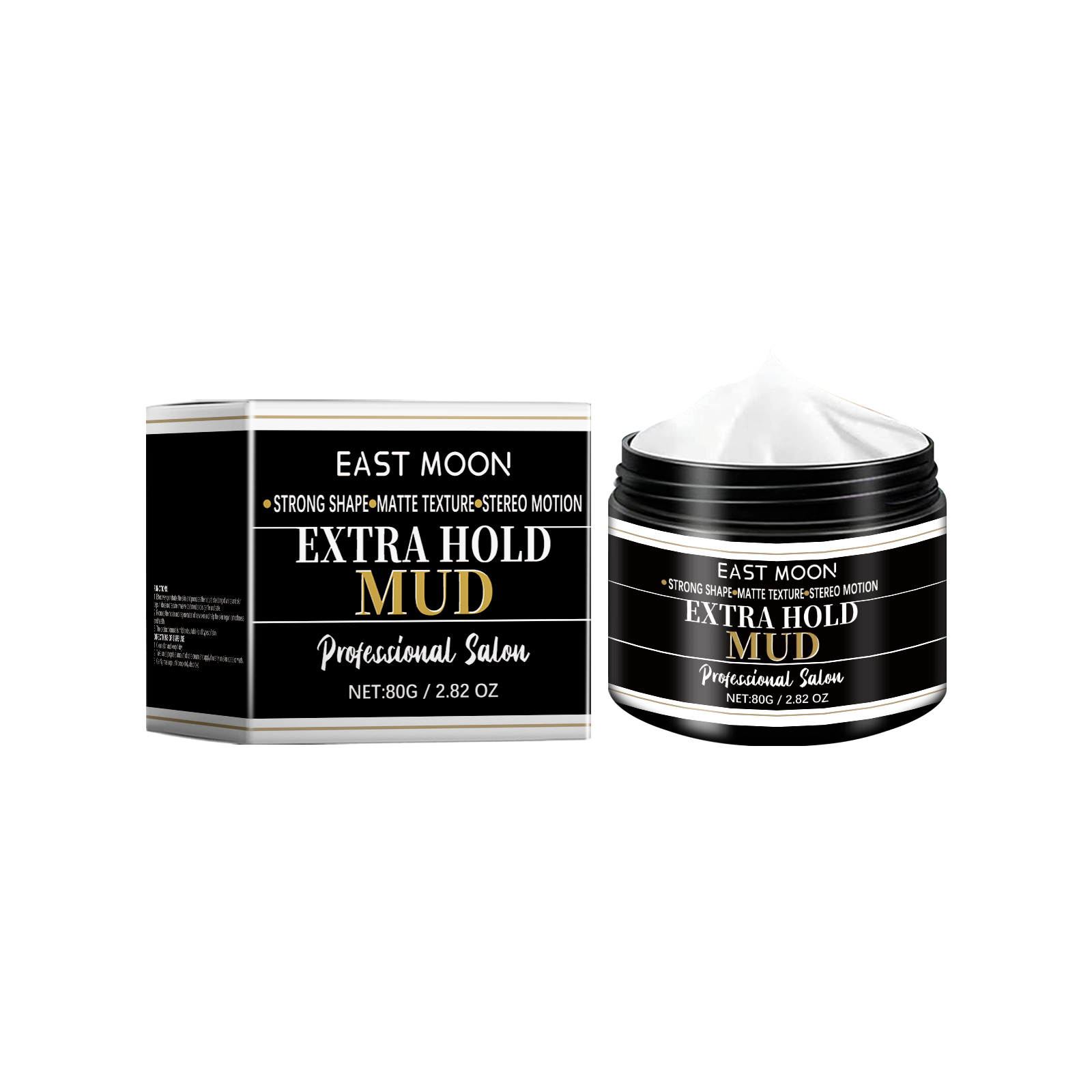 East Moon Hair Styling Cream Broken Hair Lanugo Bangs Styling Long-Lasting Natural Refreshing Wax