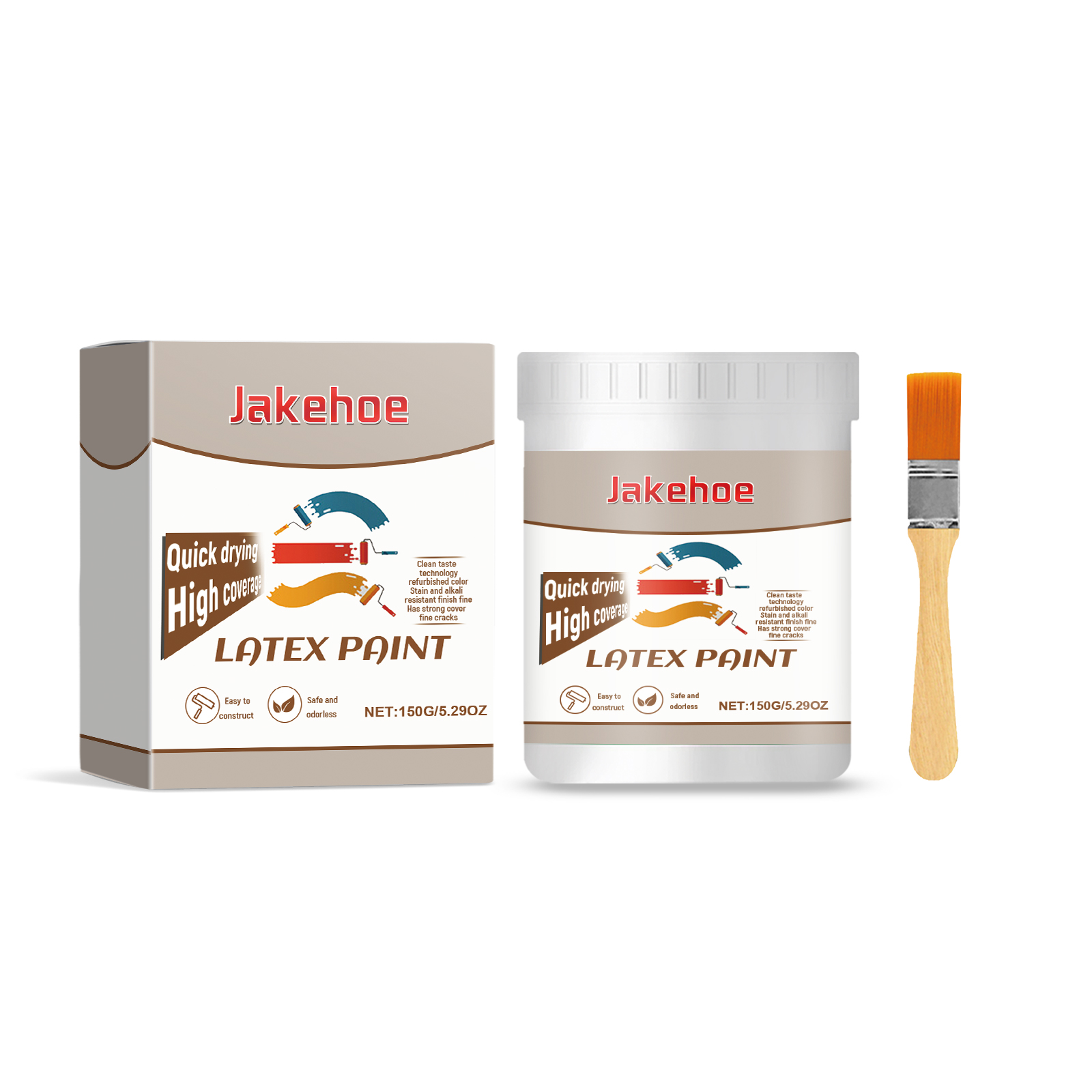 Jakehoe Wall Renovation Paint Home Interior Clean Cover Wall Stains Oil Renovation Paint
