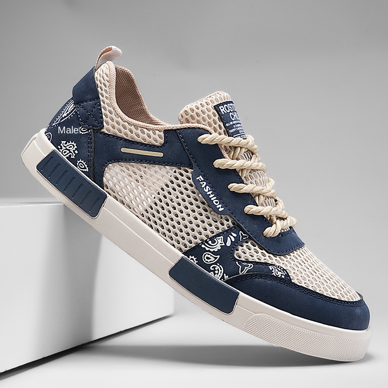 Hollow Sneakers Men Comfortable Mesh Shoes Lightweight Trendy Versatile Casual Shoes image 6