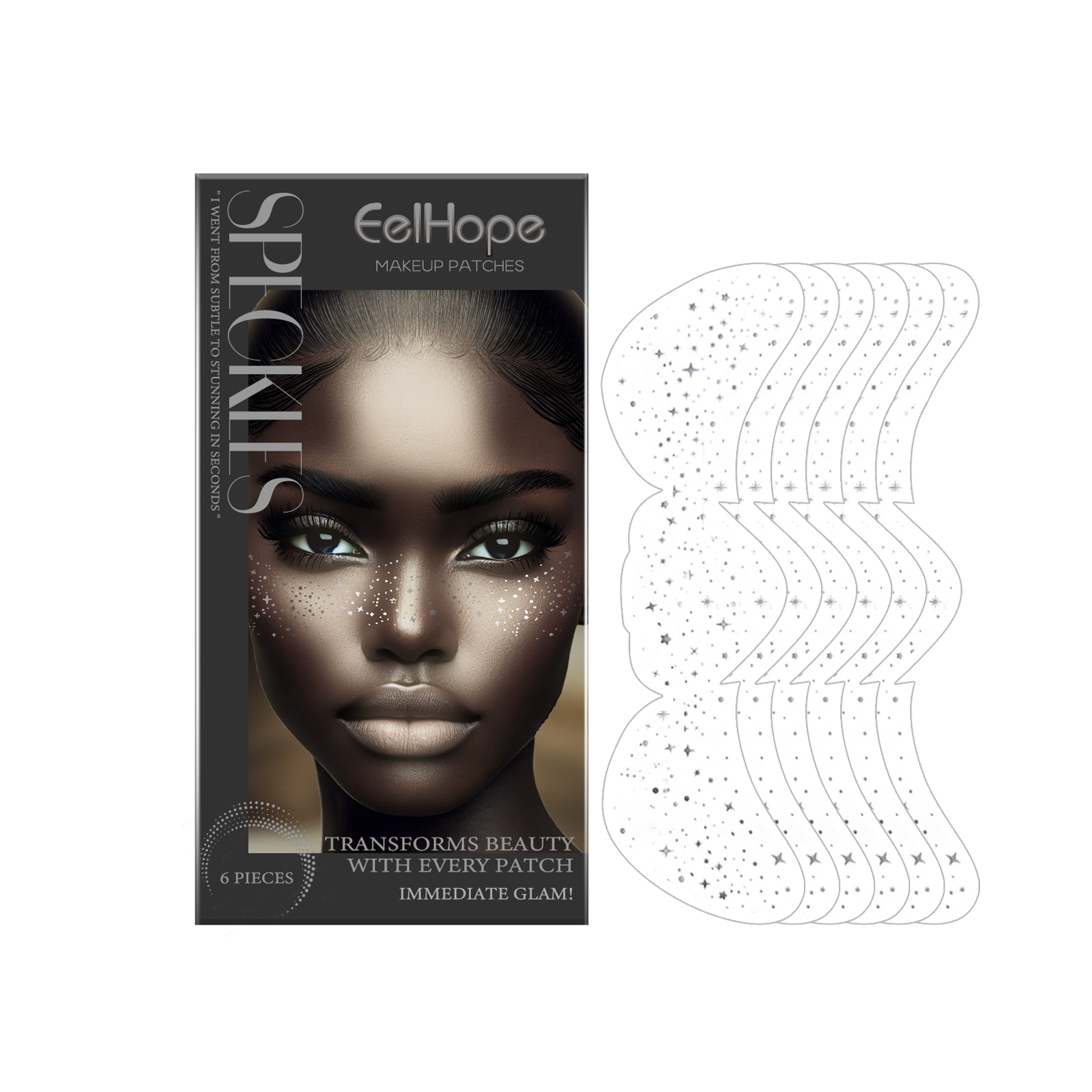 Eelhope Spot Makeup Patch Glitter Spot Tattoo Stickers Easil