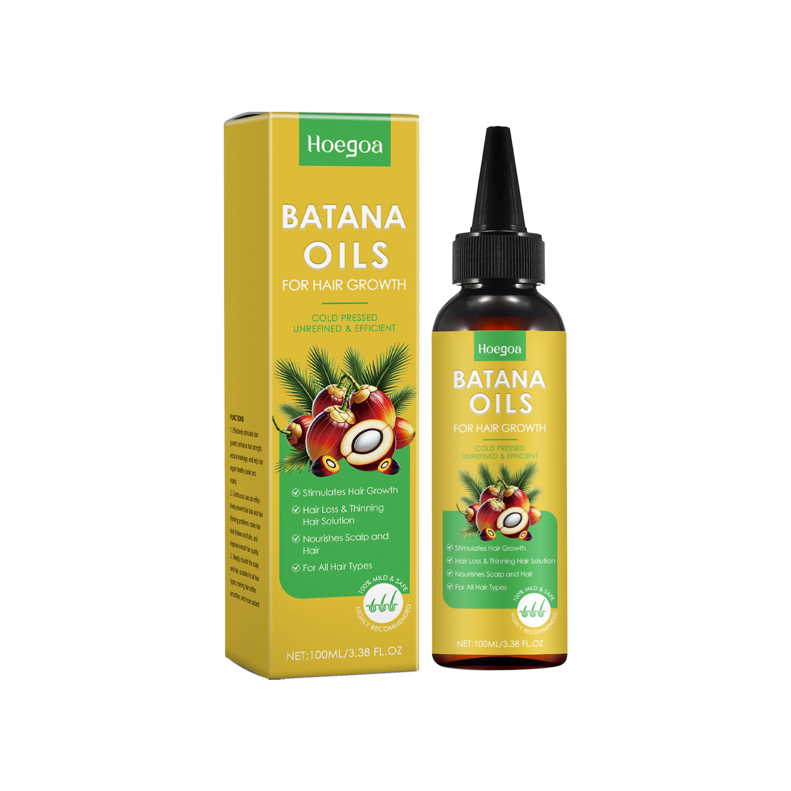 Hoegoa Batana Hair Care Oil Nourishes Scalp, Softens Hair An