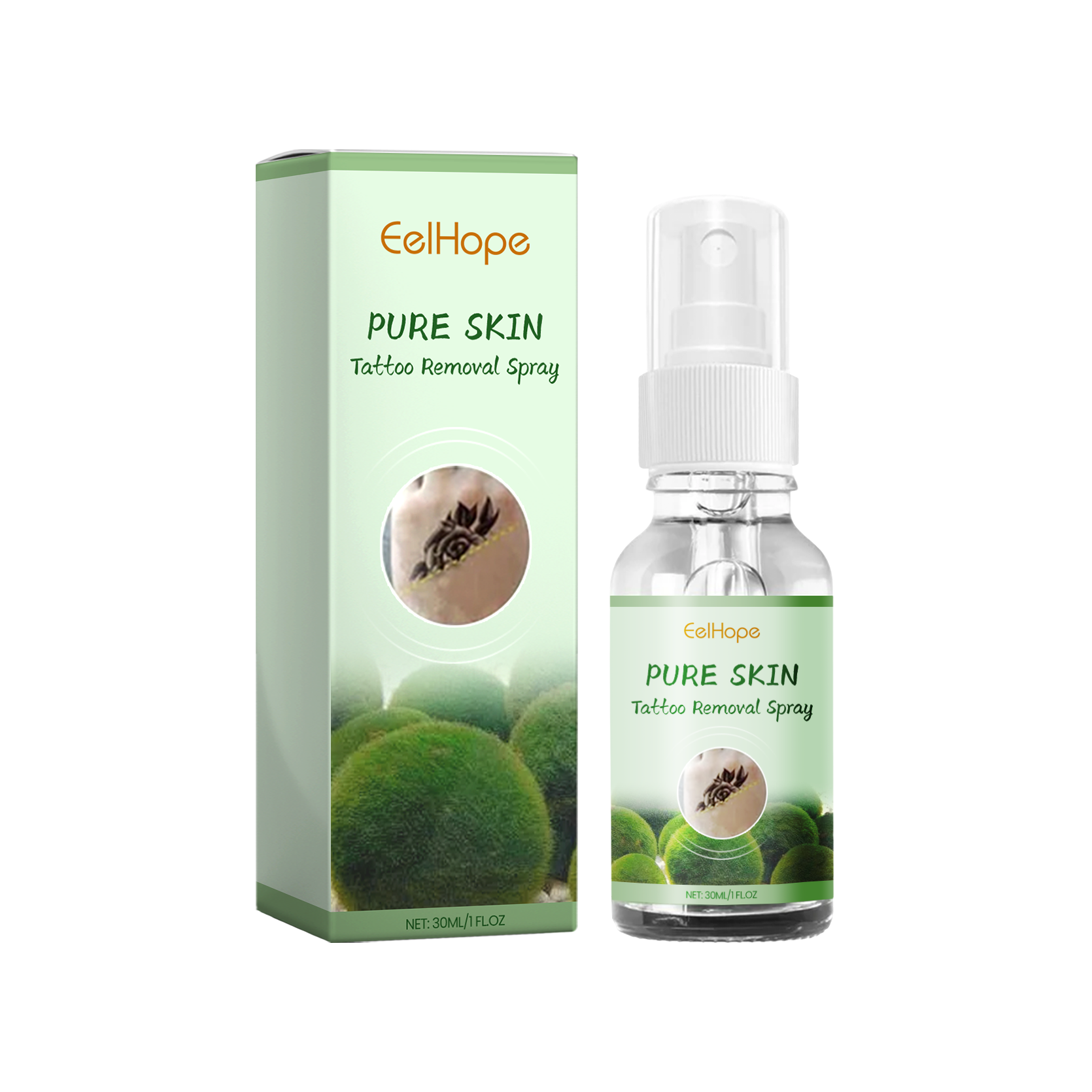 Eelhope Tattoo Cleaning Spray, Gentle Cleaning And Repair Mo