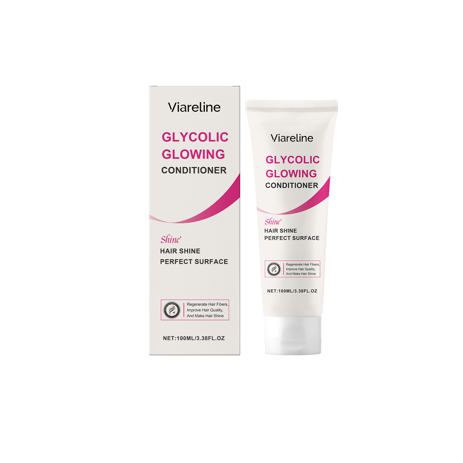 Viareline Glossy Nourishing Conditioner For Improving Dry Ha