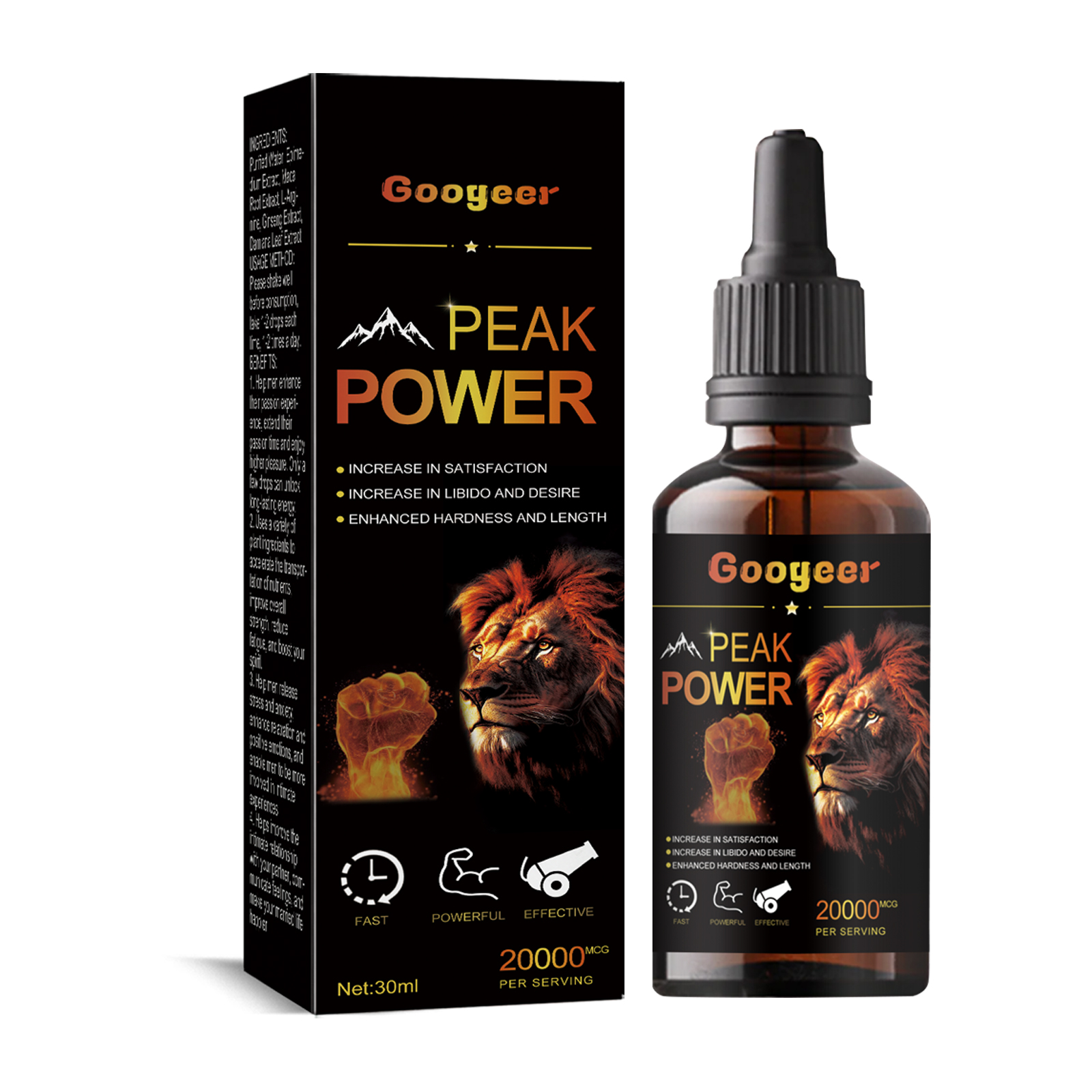 Googeer Energy Supplement, Energy Supplement Body Care Enhancement