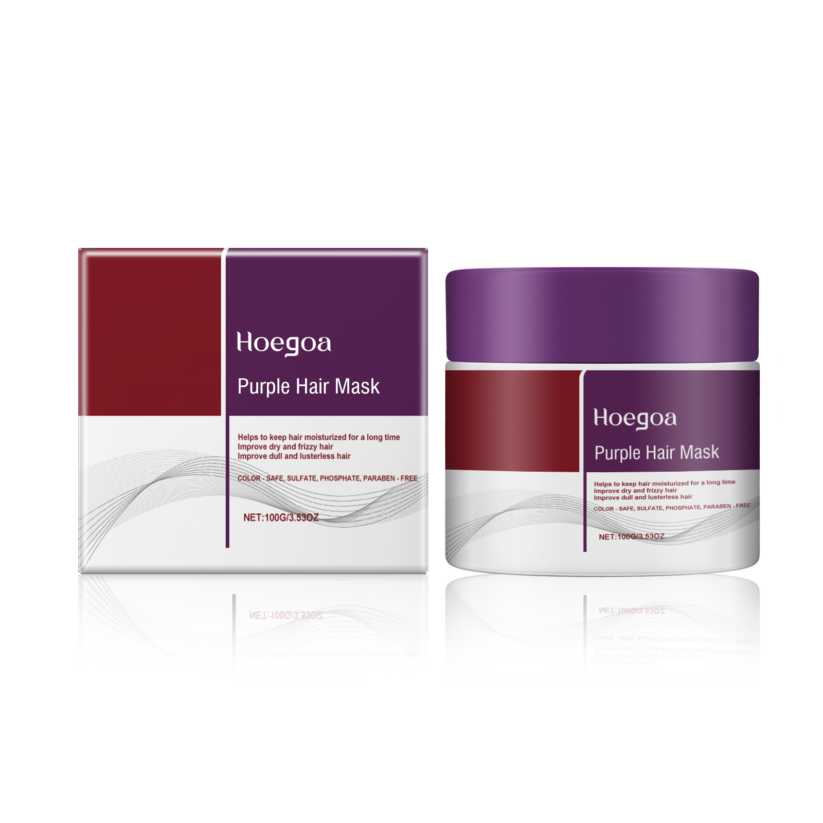 Hoegoa Nourishing Care Hair Mask Gentle Plant Essence Protects Dry Hair And Moisturizes Smooth Mask