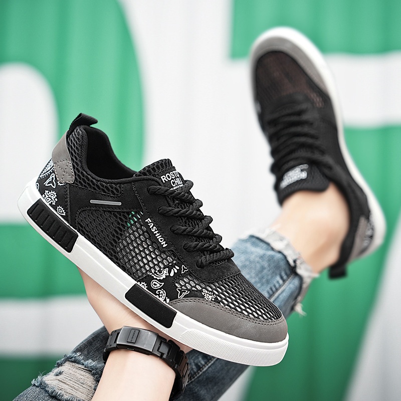 Hollow Sneakers Men Comfortable Mesh Shoes Lightweight Trendy Versatile Casual Shoes image 4