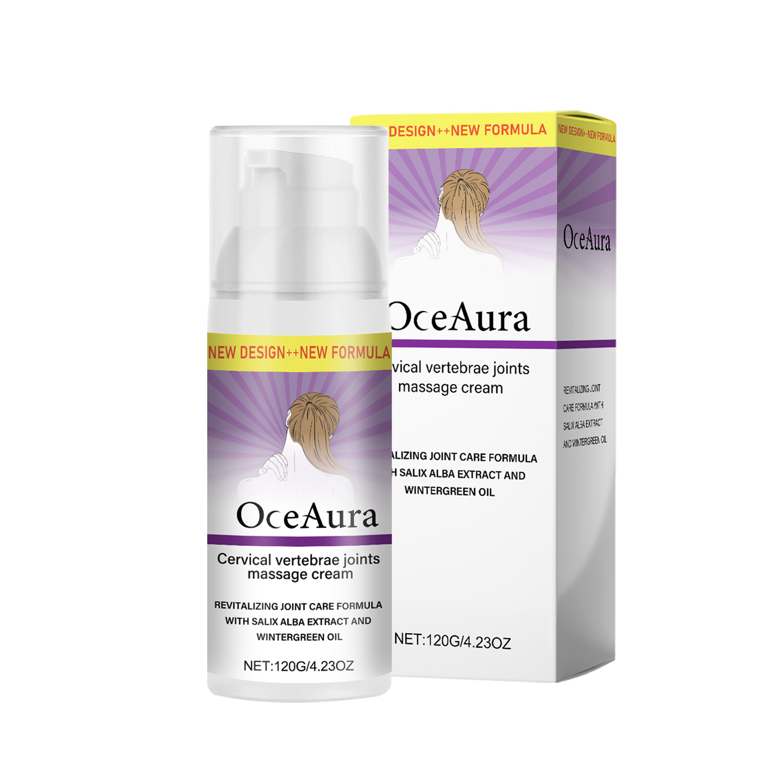 OceAura Shoulder And Neck Massage Cream Gentle Care For Shoulder And Neck Daily Massage With Topical