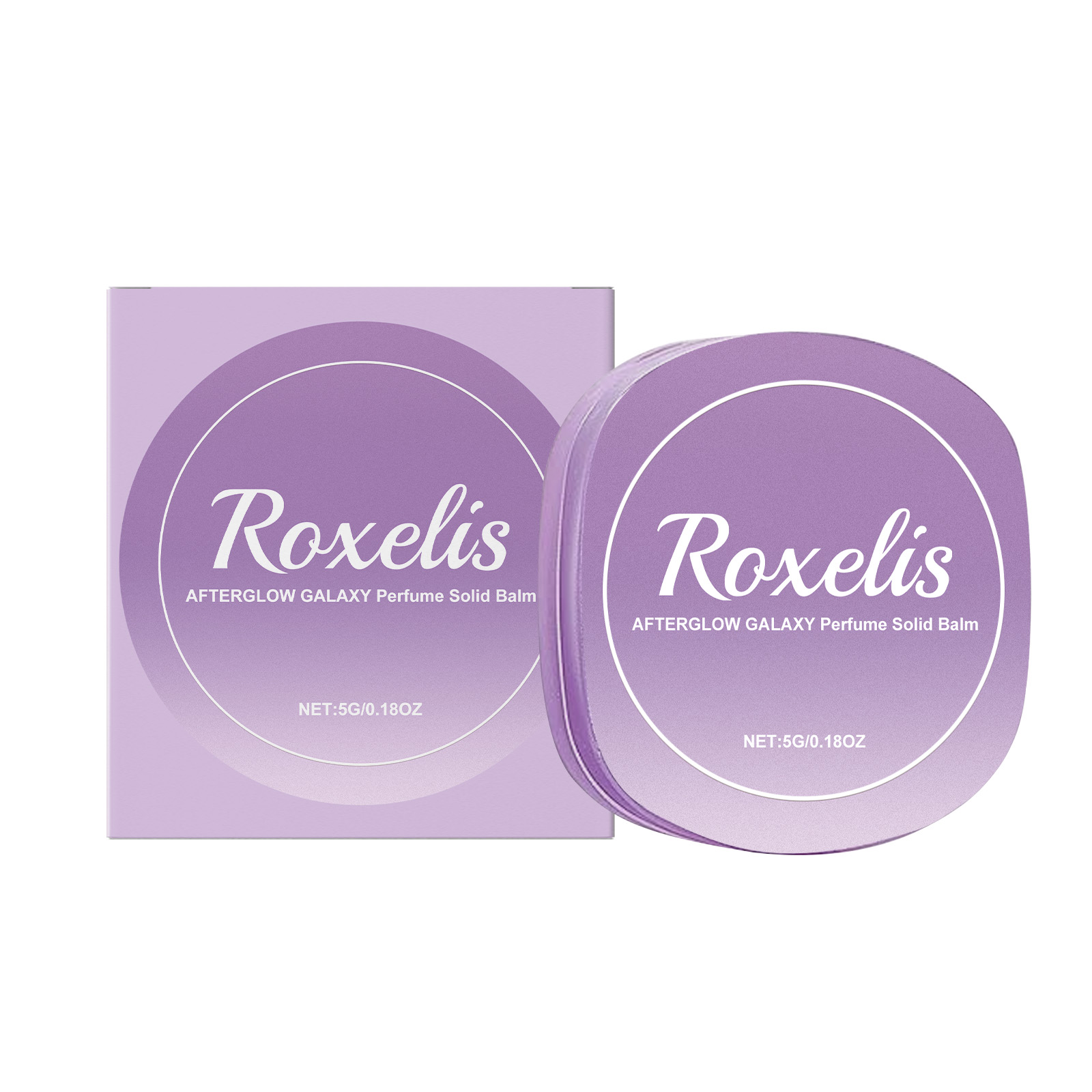 Roxelis Lavender Fragrance Solid Balm Everyday Portable Ladies Solid Balm Elegant Fresh Light