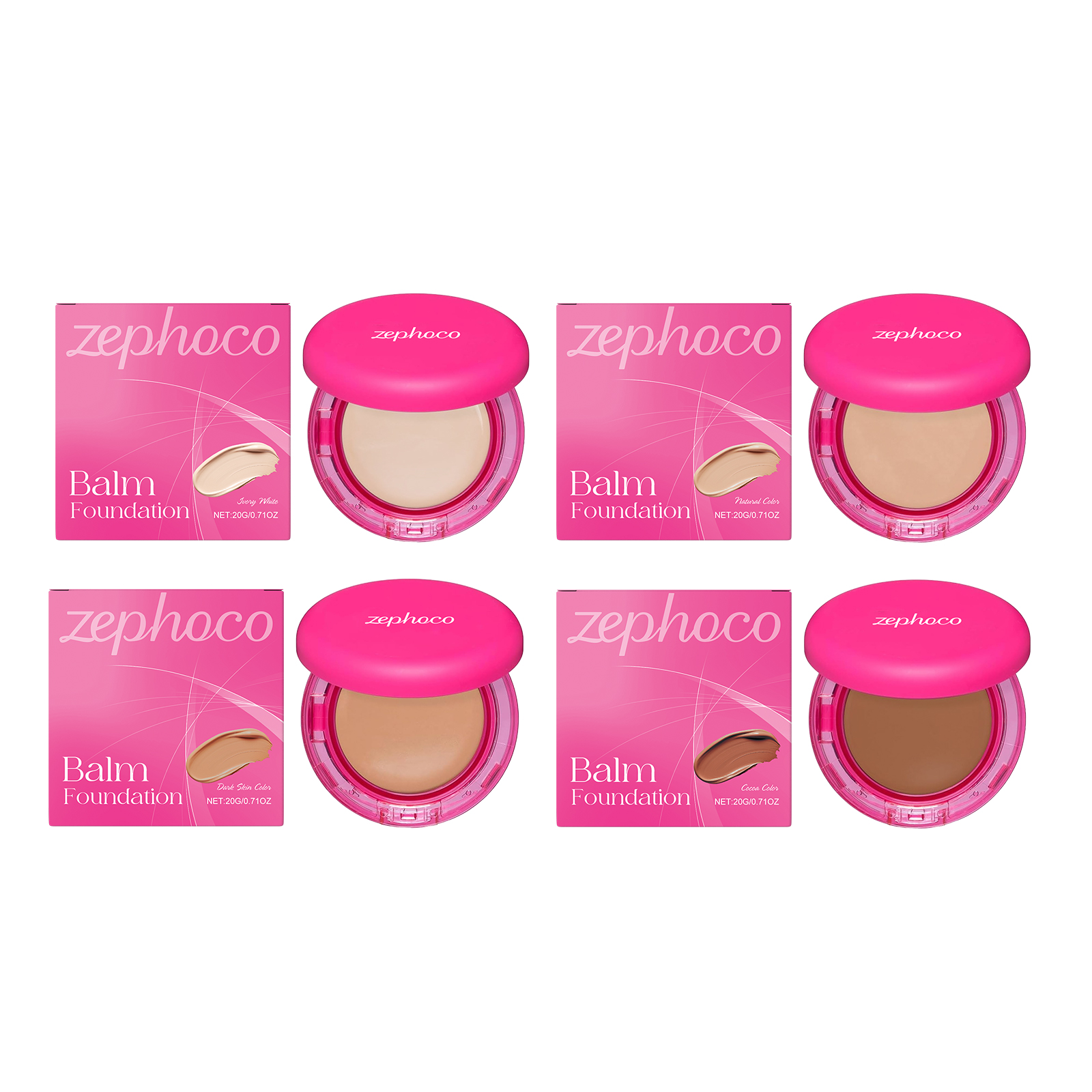 zephoco Moisturizing Foundation, Light, Moisturizing And Skin, Concealer Clear Oil And Dry Skin