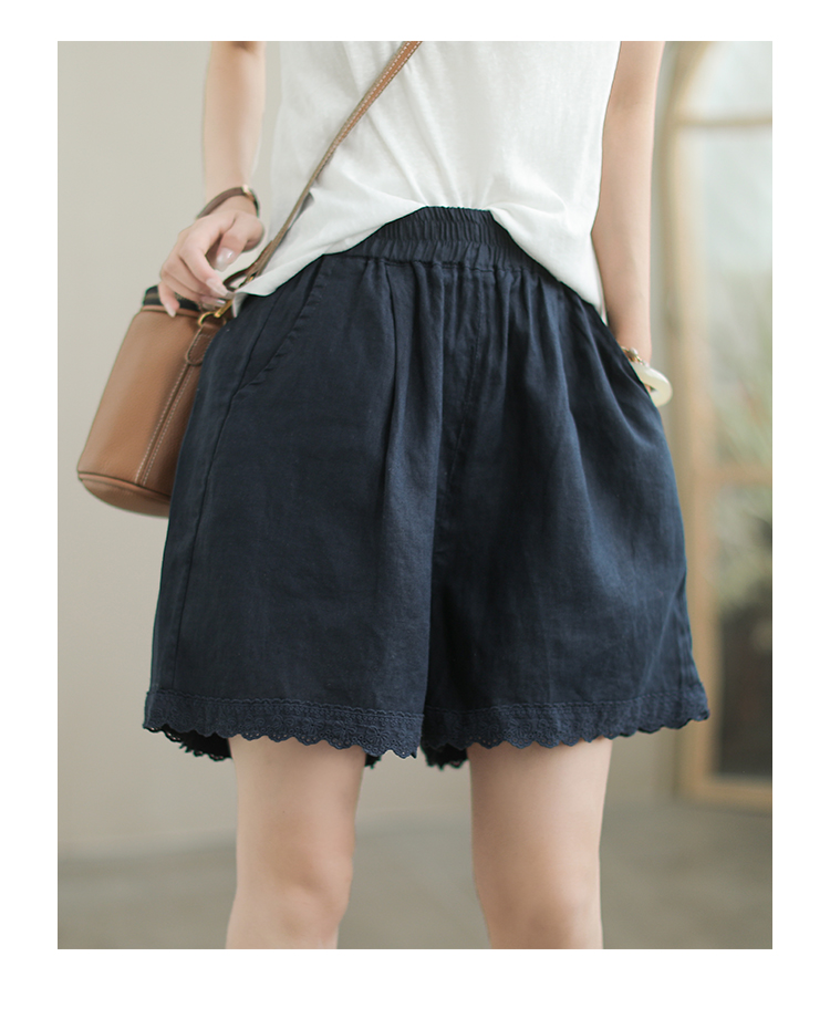 Linen Shorts Women Summer Fashion Casual Personality Women's Capri Pants 781BF3957D3AC7DA548EB57A1ACCEA08