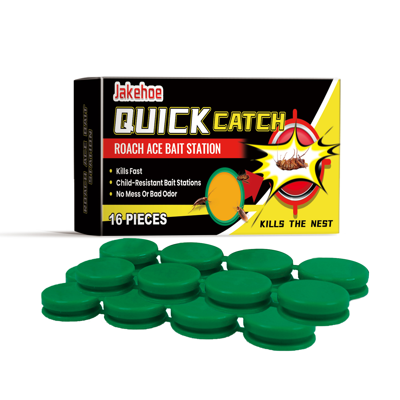 Jakehoe Cockroach Baits For Household Insect-Repellent Cockr