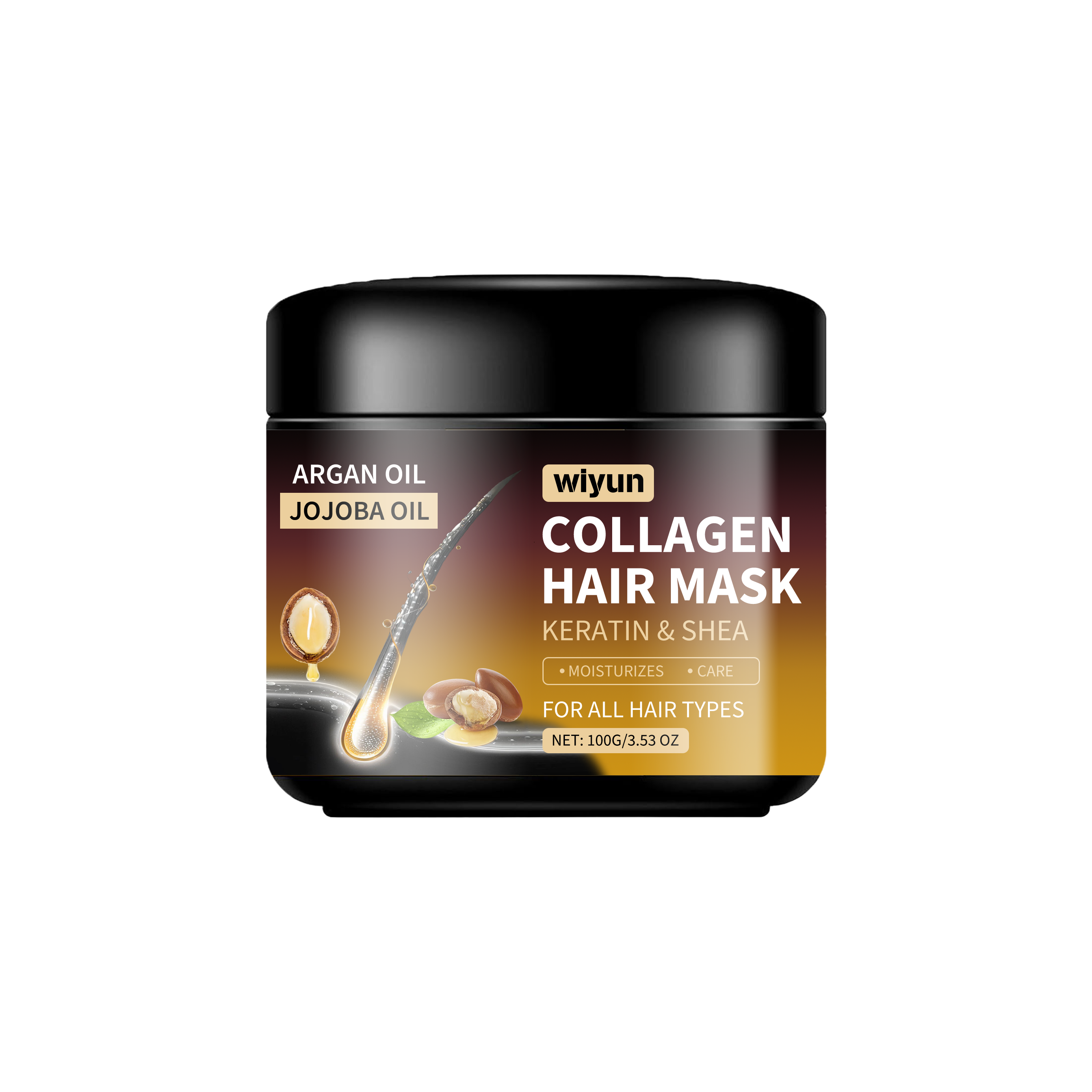Wiyun Collagen Hair Care Mask Nourishes And Moisturizes Hair, And Moisturizes And Softens