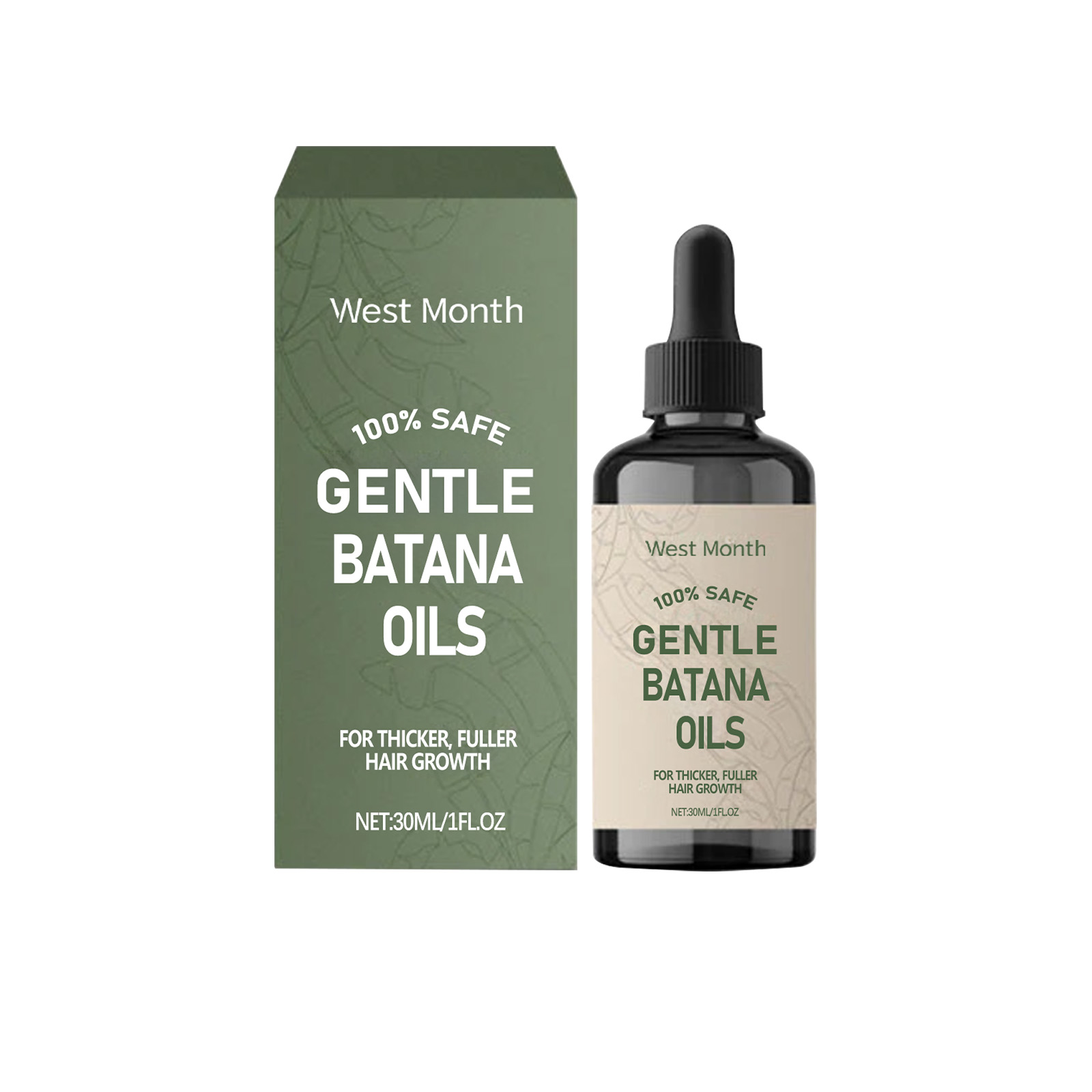 West Month Batana Hair Care Essential Oil, Gently Nourishes Hair And Brightens Care Oil