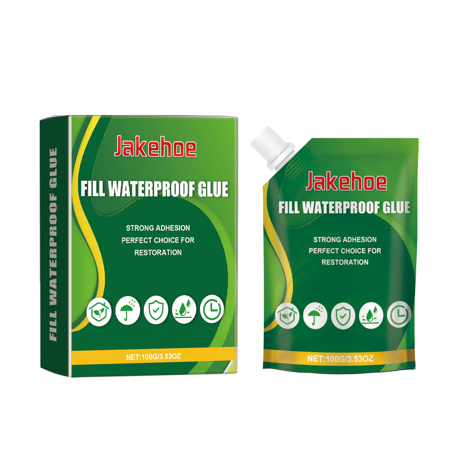 Jakehoe Filling Waterproof Glue Essential For Home Maintenance Fast Curing Durable Filling