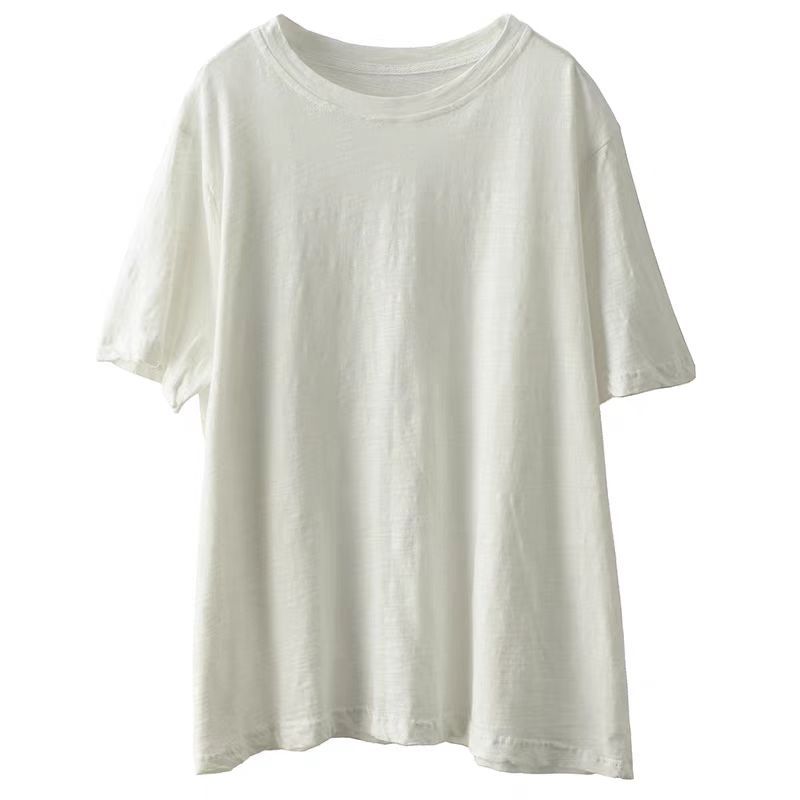 Velcro accent sweatshirt worn overhead view