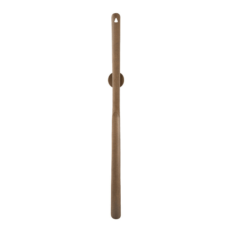 Elderly and Pregnant Women's Shoe Horn - Extended Handle Black Walnut Wood High-Grade Shoe Helper