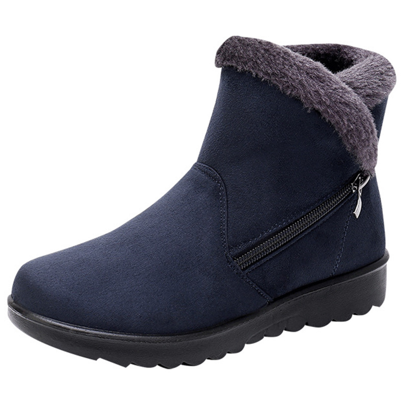 Women's warm cloth shoes, elderly snow boots image 5