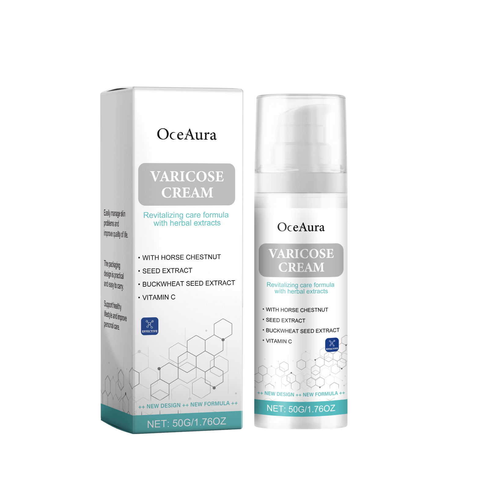 OceAura Leg Care Cream Daily Gentle Treatment To Relieve Leg